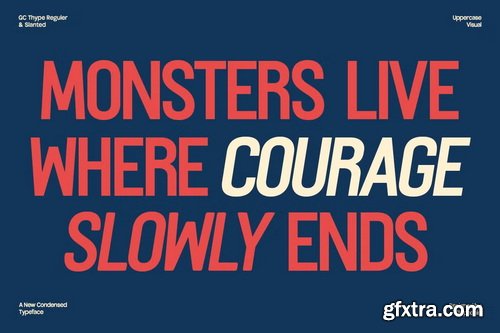 CreativeMarket - GC Thype New Condensed Sans