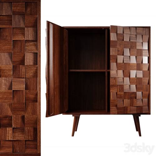 '3dsky Pro - Zara Home - The sideboard with carved doors' '3dsky Pro - Zara Home - The sideboard with carved doors'