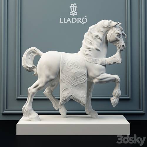 '3dsky Pro - Lladro sculpture palace horse.' '3dsky Pro - Lladro sculpture palace horse.'