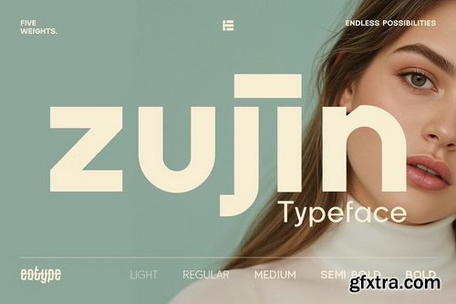 CreativeMarket - Zujin Geometric Sans Serif