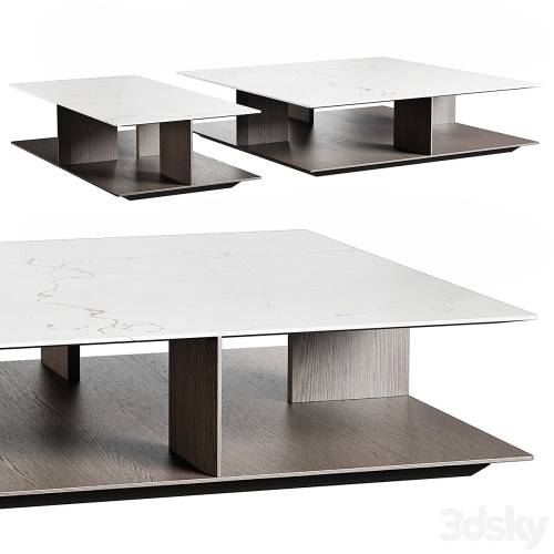 '3dsky Pro - Poliform WESTSIDE coffee tables' '3dsky Pro - Poliform WESTSIDE coffee tables'