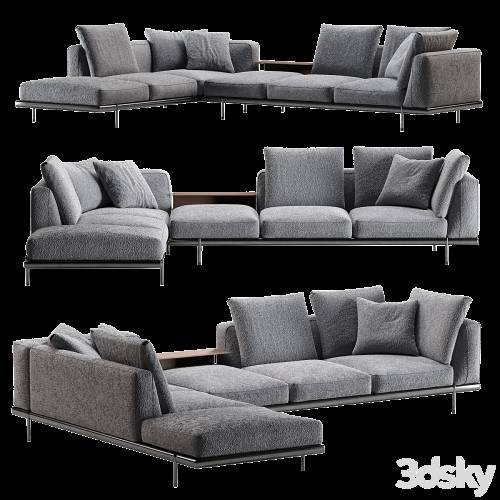'3dsky Pro - Phil Bonaldo corner sofa' '3dsky Pro - Phil Bonaldo corner sofa'
