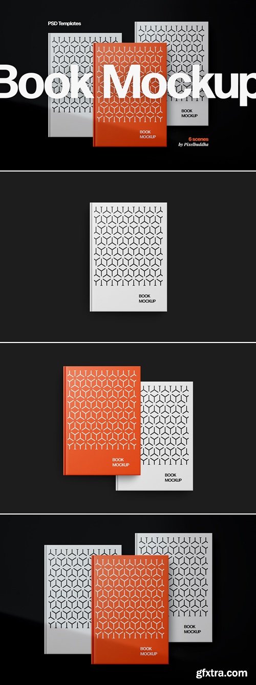 Pixellbuddha - Book Mockup Scenes 1240