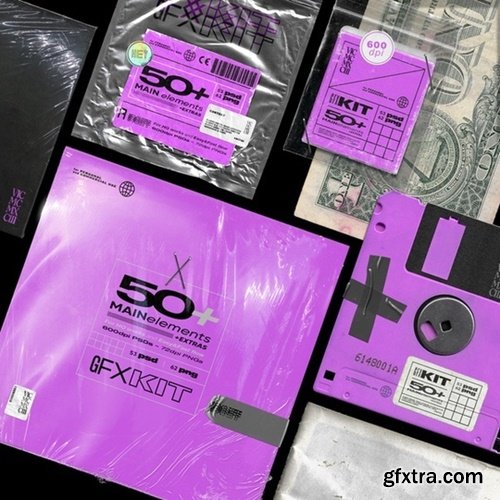 Vicmcmxciii - GFX KIT 50+ elements | +4 psd BONUS