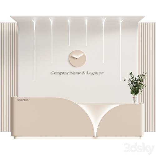 '3dsky Pro - Office reception desk' '3dsky Pro - Office reception desk'