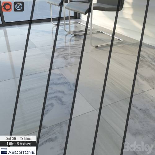 '3dsky Pro - ABC stone Set 26' '3dsky Pro - ABC stone Set 26'