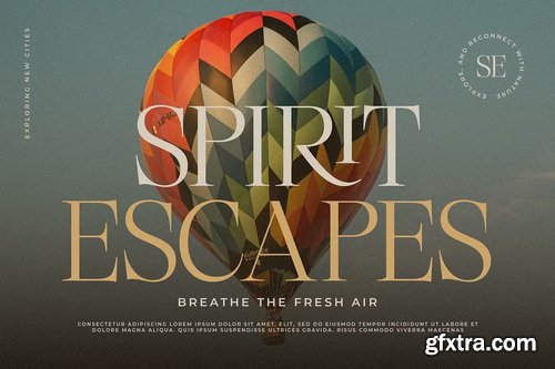 CreativeMarket - Luxury Styilsh Modern Serif Font