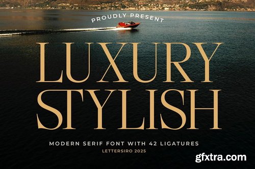 CreativeMarket - Luxury Styilsh Modern Serif Font