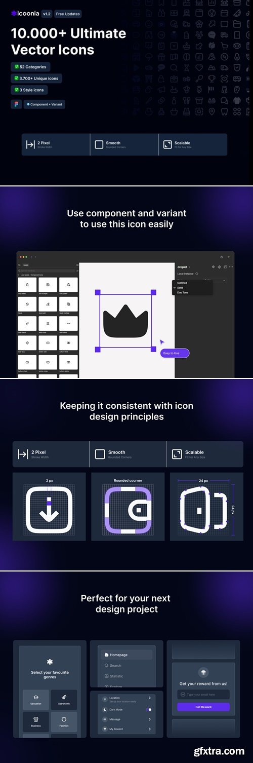 Icoonia Pro - 10.000 Ultimate Vector Icons v1.2.1
