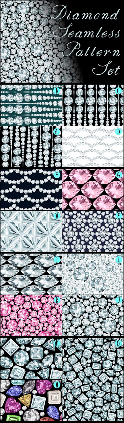 15 Seamless Diamond Patterns 161167