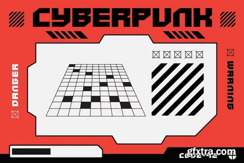 CreativeMarket - Cyberform Futuristic Font