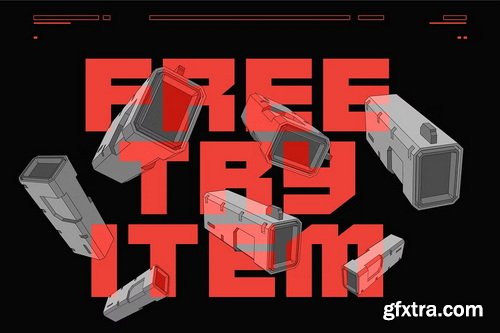 CreativeMarket - Cyberform Futuristic Font