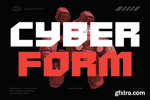 CreativeMarket - Cyberform Futuristic Font