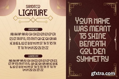 CreativeMarket - SanDeco Font