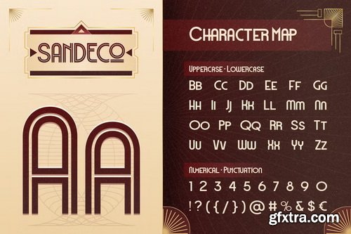 CreativeMarket - SanDeco Font