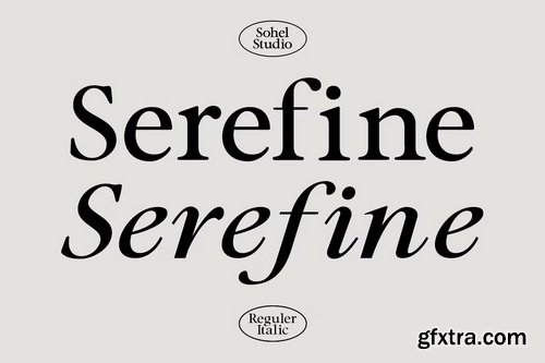 CreativeMarket - Serefine Elegant & Romantic Serif