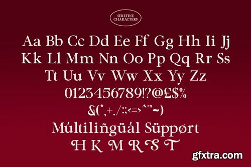 CreativeMarket - Serefine Elegant & Romantic Serif