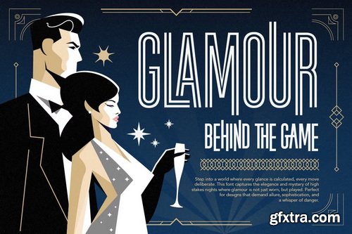 CreativeMarket - Ventro Art Deco Font