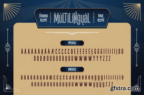 CreativeMarket - Ventro Art Deco Font