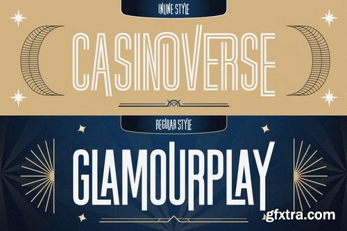 CreativeMarket - Ventro Art Deco Font
