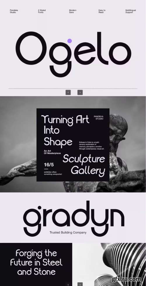 Creativemarket - Ogelo - Rounded Modern Sans