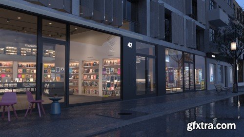 Gumroad - wParallax Retail 2 // One-Click-Interiors for Archviz