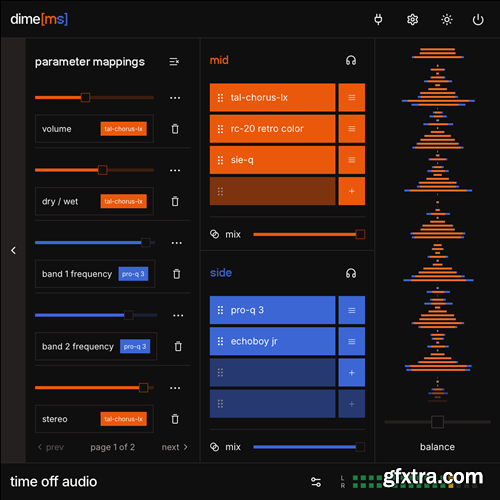 Time off Audio Dime[ms] v1.2.1