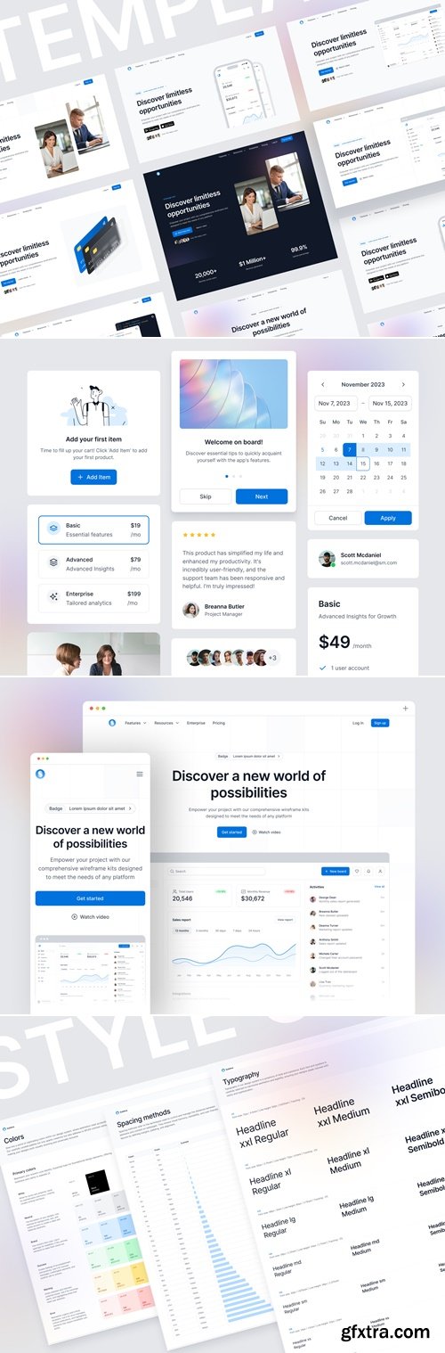 Sublima UI  (v3.0 ) - UI kit and Design system