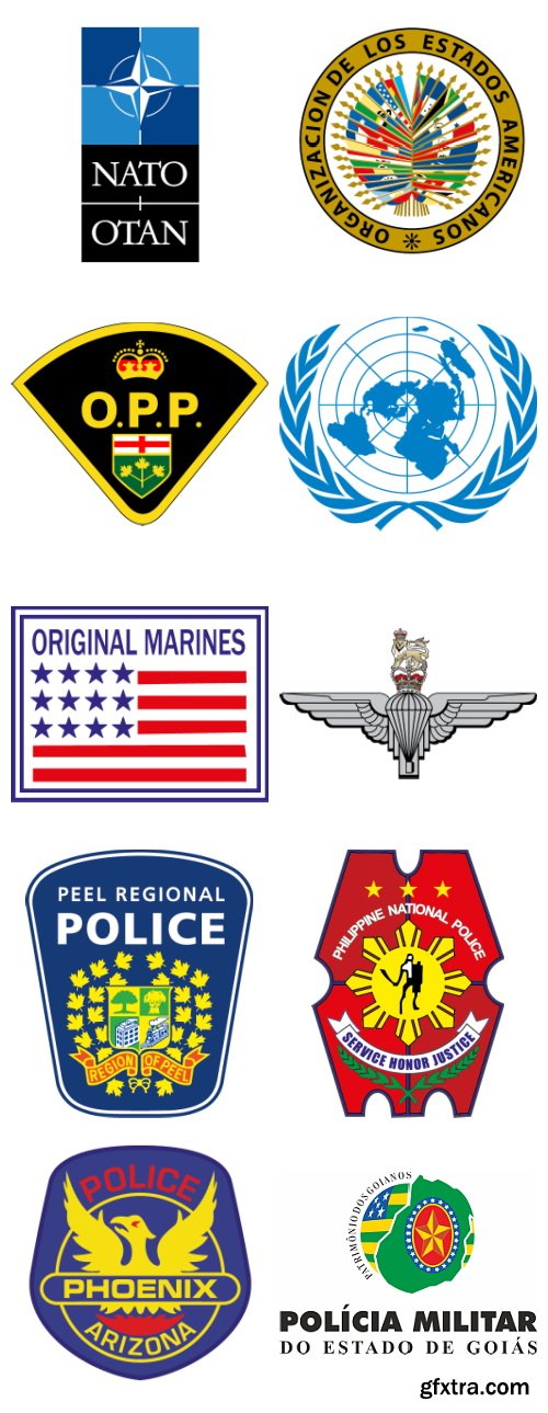 170 Top Secret Emblems EPS, AI & CDR