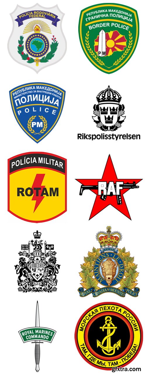 170 Top Secret Emblems EPS, AI & CDR