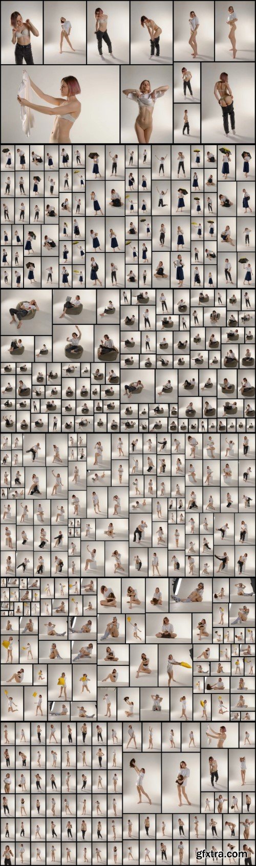 Artstation - Nikita Vitol - Artstation - Nikita Vitol - Casual Women Poses - References For Artists