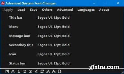 Advanced System Font Changer 2.2.1.25