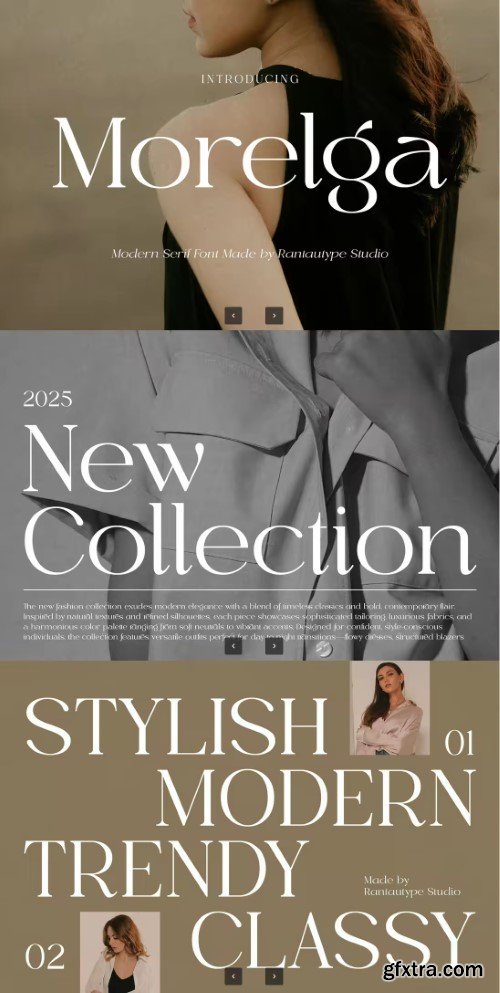 Morelga Modern Serif Font