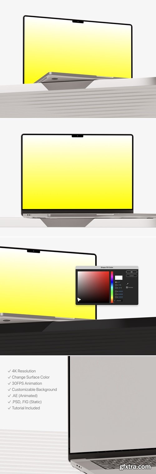 Animated Macbook Pro Mockup 08