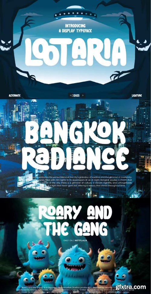 Lootaria Display Font