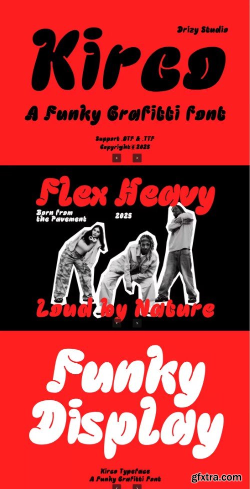 Kirco - Funky Graffiti Font