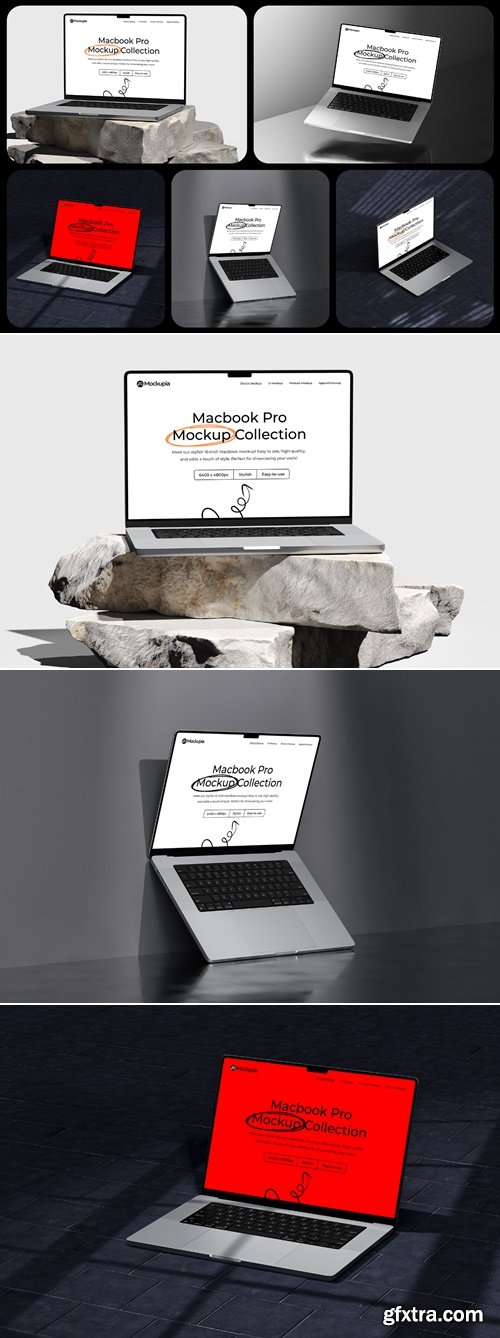 MockupCloud - Vertex - MacBook Pro Mockup Collection