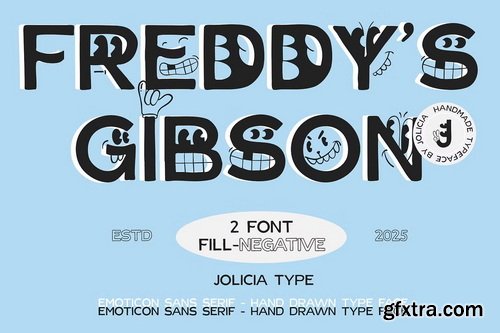 CreativeMarket - Freddy Gibson Handmade Emoji Font