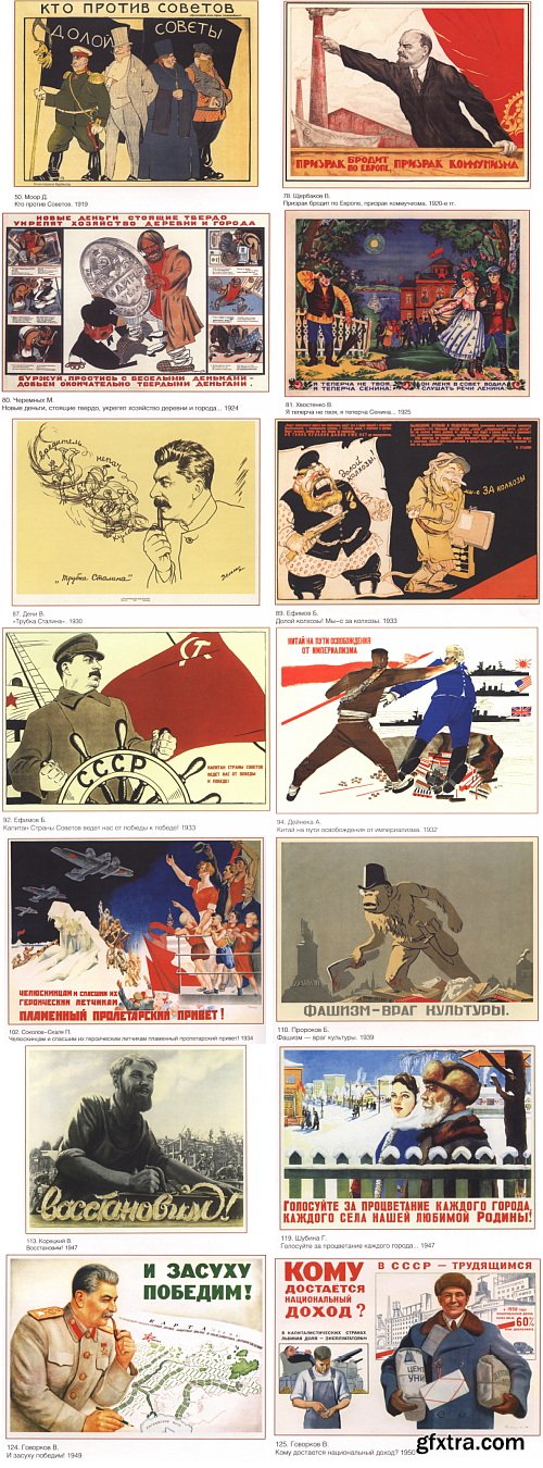 USSR Soviet Political Posters 118xJPG