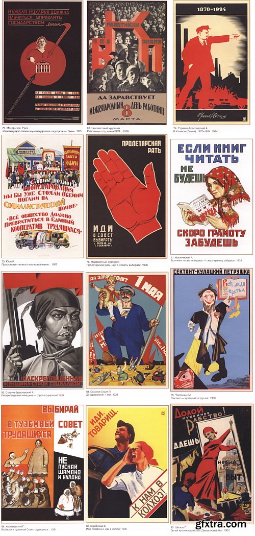 USSR Soviet Political Posters 118xJPG