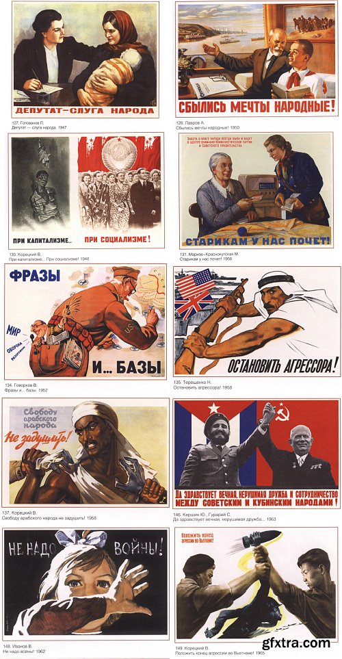 USSR Soviet Political Posters 118xJPG