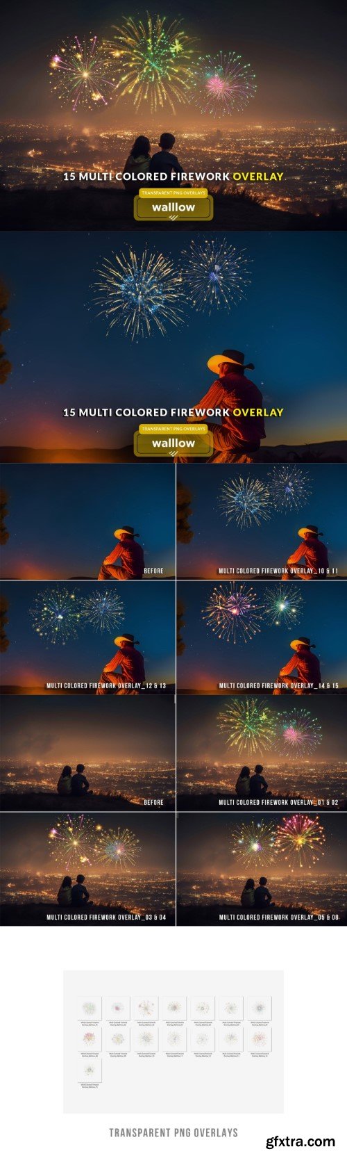 Fireworks png photoshop transparent overlays