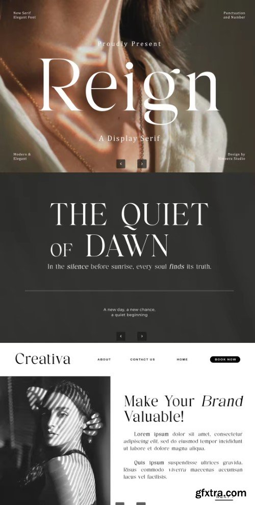 Reign – Display Serif Font