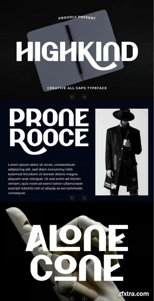 Highkind Creative Display Sans