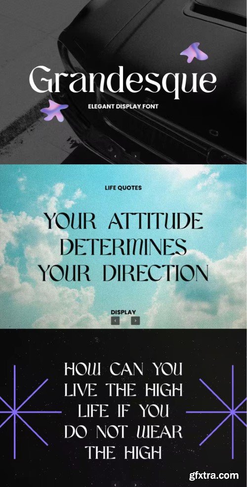 Grandesque Elegant Display Serif Font