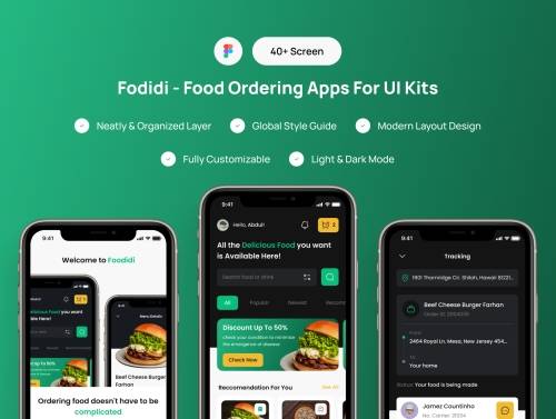 'Fodidi - Food Ordering Apps For UI Kits' 'Fodidi - Food Ordering Apps For UI Kits'