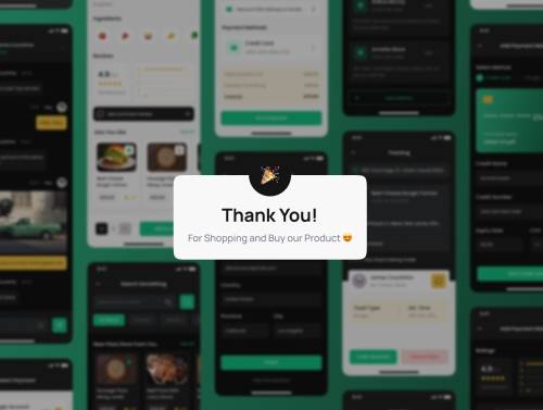 'Fodidi - Food Ordering Apps For UI Kits'