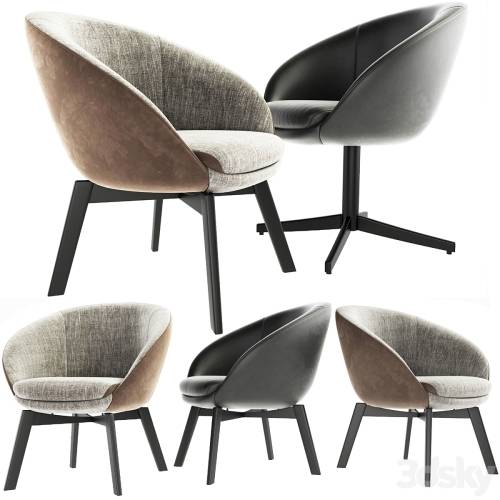 '3dsky Pro - Minotti Russell Little Lounge Chair And Dining Chair' '3dsky Pro - Minotti Russell Little Lounge Chair And Dining Chair'