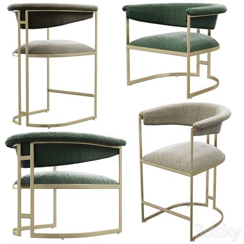 '3dsky Pro - Anouka armchair and barstool from hamilton conte' '3dsky Pro - Anouka armchair and barstool from hamilton conte'