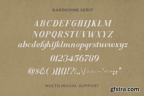 CreativeMarket - Bardguine Font Duo